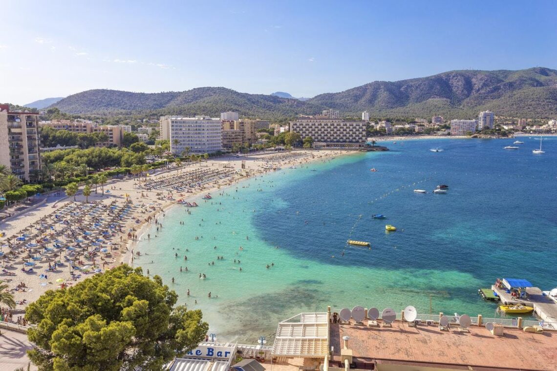 Son Matias Beach in Palmanova, Mallorca