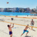 volleyball players play volleyball in Palmanova